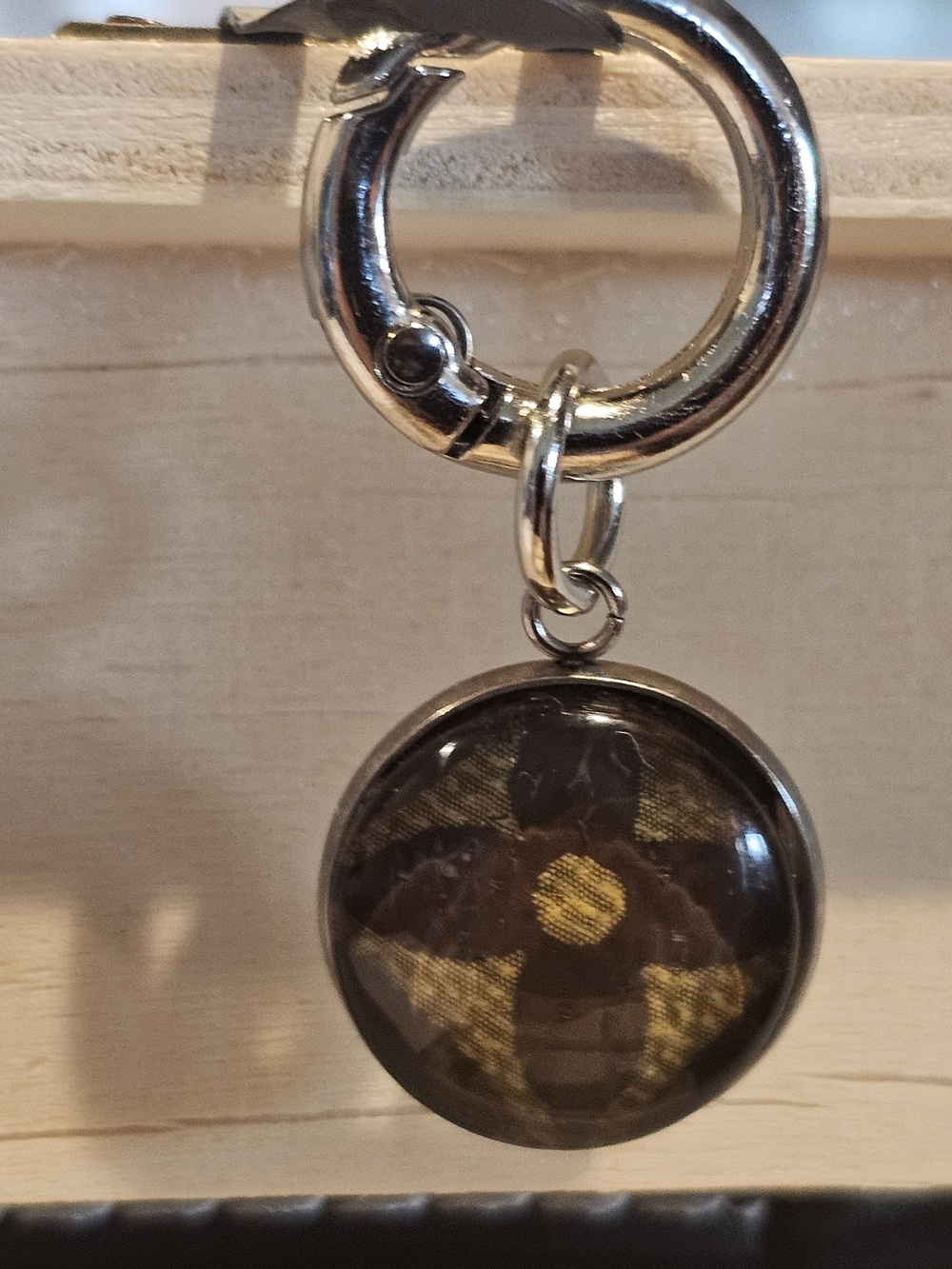 Louis Vuitton Piece In Pendant On Keychain/Bag Charm